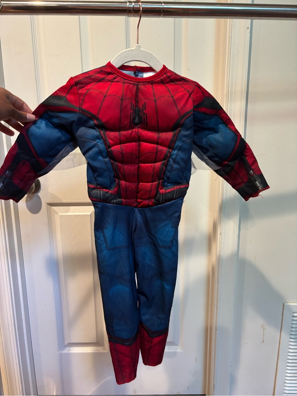 Marvel Spider-Man Red and Blue Muscle Chest Costume